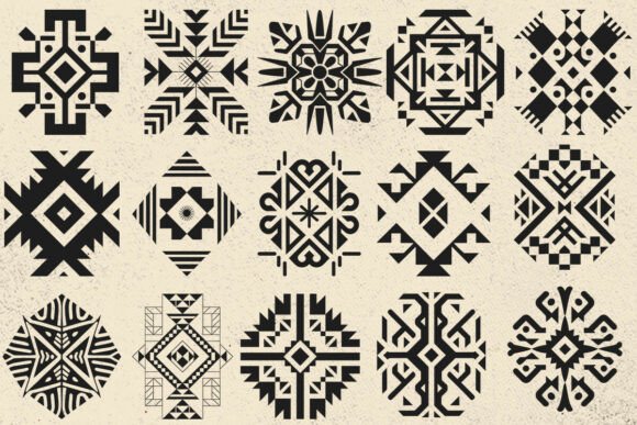 Download Southwestern Aztec Pattern SVG Bundle - Aztec Collection