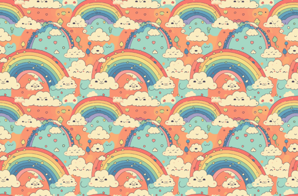 Download Retro Rainbow Pattern Colorful Patterns - Colorful patterns Collection