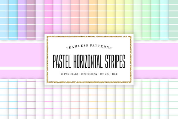 Download Pastel Horizontal Stripes Patterns - Horizontal stripes Collection