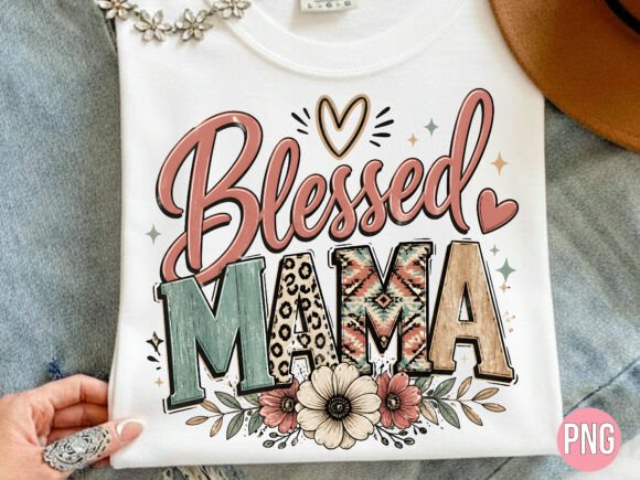 Download Western Blessed Mama Aztec PNG Shirt - Aztec Collection
