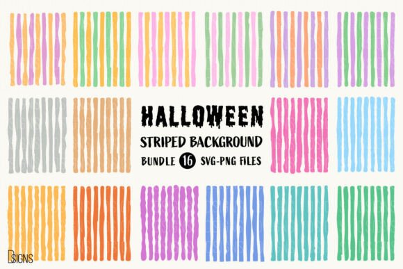 Download Halloween Striped Background SVG Bundle - Striped Collection