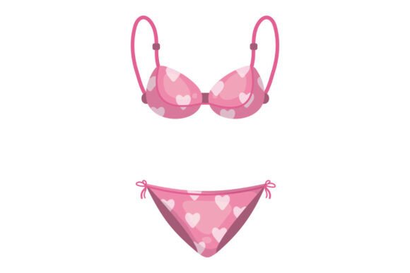 Download Pink Love Bathing Suit - Bathing suit Collection